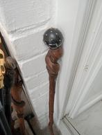 Canne en bois naturel noisetier torturé