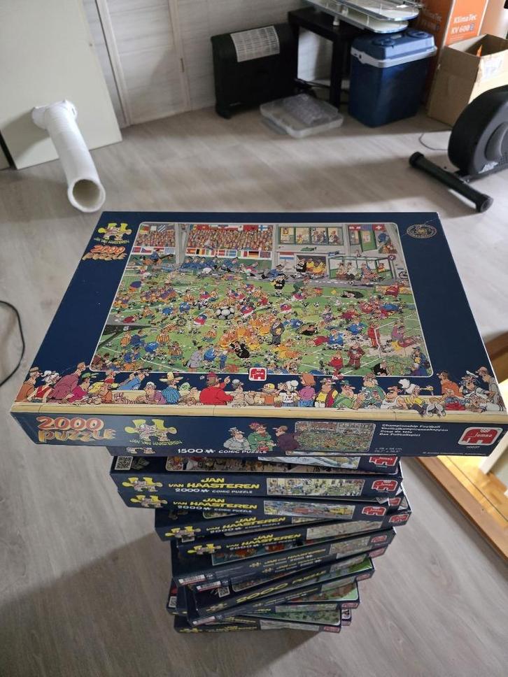 puzzels jan van haasteren, Hobby en Vrije tijd, Overige Hobby en Vrije tijd, Zo goed als nieuw, Ophalen