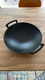 Nieuwe smeedijzeren wok met deksel gasvuur, niet gebruikt, Huis en Inrichting, Ophalen, Nieuw