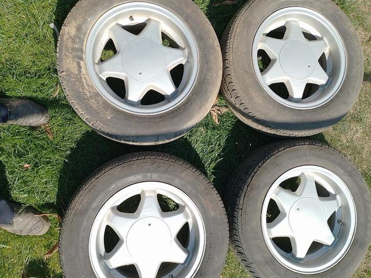 Opel aluminium velgen Borbet style, Auto-onderdelen, Banden en Velgen, Velg(en), 15 inch, Overige, Personenwagen, Gebruikt, Ophalen