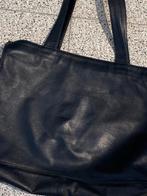 Chanel zwarte leren vintage shopping bag, Handtassen en Accessoires, Tassen | Damestassen, Verzenden