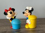 Peper- en zoutvat Mickey en Minny mouse, Gebruikt, Ophalen of Verzenden