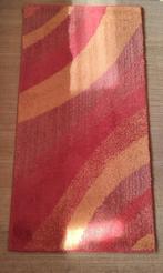 Set de 2 tapis de salon modernes frisés rouge-orange 'vagues, 150 à 200 cm, Rectangulaire, Enlèvement, Rouge