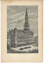 1880 - Bruxelles / Brussel / Grand Place, Antiquités & Art, Enlèvement ou Envoi