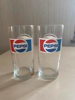 Set van 2 Pepsi-Cola-glazen!!! ZELDZAAM!!!, Ophalen of Verzenden, Zo goed als nieuw, Frisdrankglas