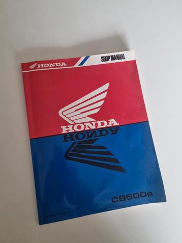 Honda cb500 werkboek beschikbaar voor biedingen