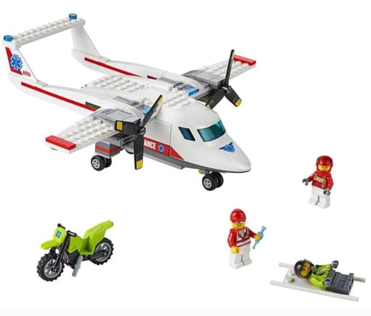 LEGO reddingsvliegtuig 60116, Kinderen en Baby's, Speelgoed | Duplo en Lego, Zo goed als nieuw, Lego, Complete set, Ophalen of Verzenden