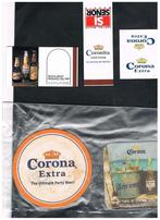 BIERVILTJES CORONA, Verzamelen, Biermerken, Verzenden, Zo goed als nieuw, Viltje(s)