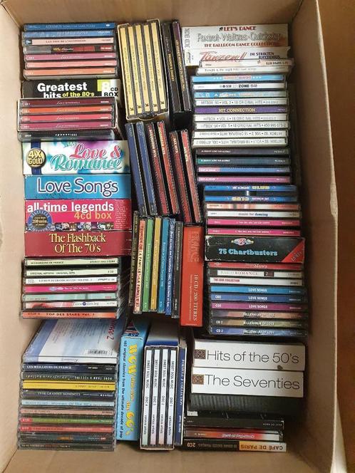 Lot van 150 cd-compilaties uit de jaren 50-90, Cd's en Dvd's, Cd's | Verzamelalbums, Gebruikt, Ophalen