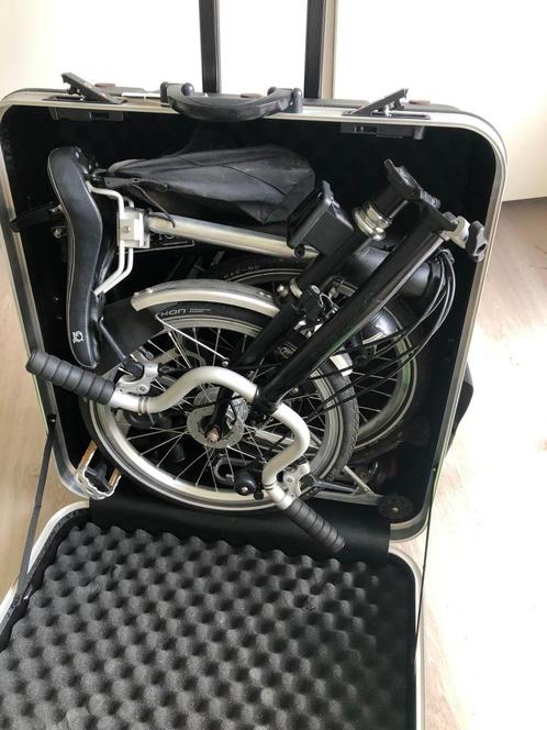 reiskoffer voor Brompton vouwfiets, Fietsen en Brommers, Fietsen | Vouwfietsen, Zo goed als nieuw, Brompton, Ophalen