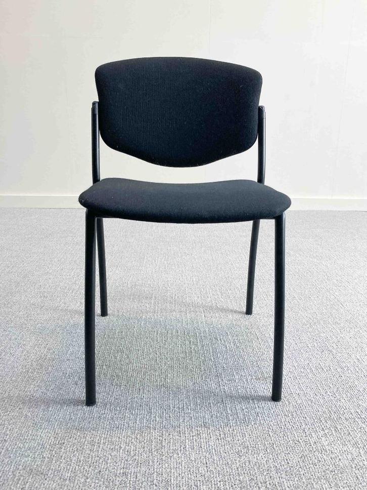 Vergaderstoel, Huis en Inrichting, Bureaustoelen, Gebruikt, Bureaustoel, Zwart, Ergonomisch, Ophalen