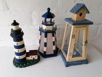 Decoratie vuurtorens beschikbaar voor biedingen