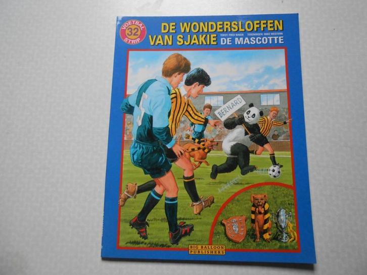 De wondersloffen van Sjakie 32 De mascotte 2000  1 ste druk., Boeken, Stripverhalen, Nieuw, Eén stripboek, Ophalen of Verzenden
