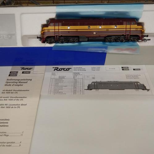 63481 ROCO série 1600 CFL, Hobby & Loisirs créatifs, Trains miniatures | HO, Comme neuf, Locomotive, Roco, Analogique, Enlèvement ou Envoi