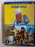 2 DVD's Stuart Little   en   De Piraten   Nieuwstaat, Europees, Tekenfilm, Ophalen of Verzenden, Zo goed als nieuw