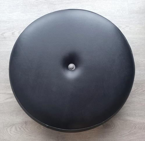 Zwart lederen balansbord 58 CM voor evenwichtoefeningen, Sport en Fitness, Fitnessmaterialen, Gebruikt, Balansbord, Benen, Buik