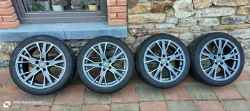 jantes et pneus réplique RS 245/40/18, Autos : Pièces & Accessoires, Enlèvement, Utilisé, Pneu(s)