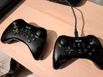 2 originele oplaadbare Nintendo Wii U pro-controllers, Games en Spelcomputers, Spelcomputers | Nintendo Wii U, Ophalen of Verzenden