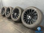 VW Touareg 20 inch zwarte velgen 5x112 winterbanden 275/45R2, Auto-onderdelen, Gebruikt, 275 mm, Banden en Velgen, Personenwagen