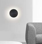Creatieve Wandlamp wand lamp LED zwart cirkel rond 30 cm, Nieuw, Ophalen of Verzenden