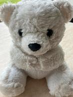 Wit knuffelbeertje, H 20 cm., Enlèvement ou Envoi, Utilisé