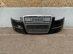 voorbumper audi A6 C6 2004 tot 2009 zwart + grille, Auto-onderdelen, Gebruikt, -, Voor, -