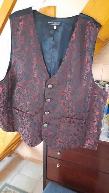 Gilet Victorian Bordeaux (Black Planet) Maat 4 (xxl?), Ophalen, Zo goed als nieuw, Black planet