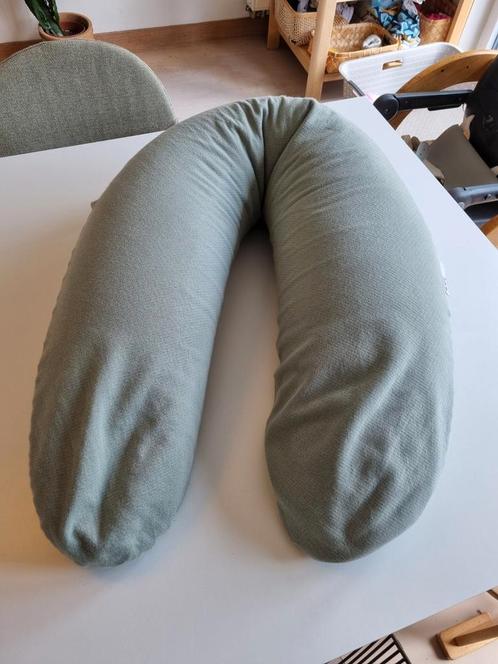 Doomoo Buddy borstvoedingskussen tetra jersey green, Kinderen en Baby's, Babyvoeding en Toebehoren, Gebruikt, Voedingskussen, Ophalen