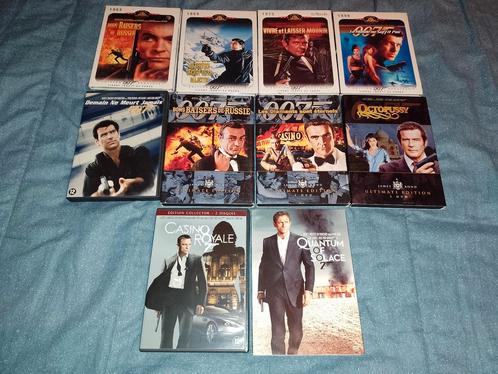 A vendre en DVD lot de 10 films James Bond casi neuf, CD & DVD, DVD | Action, Comme neuf, Action, Coffret, À partir de 12 ans