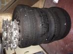 4 Winterbanden op velg, Ophalen, 14 inch, Gebruikt, Banden en Velgen