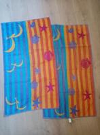 nieuw set kleurrijk badlakens strandhanddoeken 60cm / 110cm, Ophalen of Verzenden, Nieuw, Blauw, Handdoek