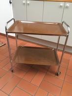 Table de service pliable vintage des années 60, Maison & Meubles, Tables | Tables d'appoint, 55 à 75 cm, Sixties, Rectangulaire