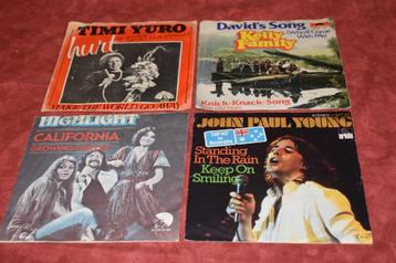 OLDIES, 45t vinylsingels meestal uit de jaren 60/70/80 beschikbaar voor biedingen
