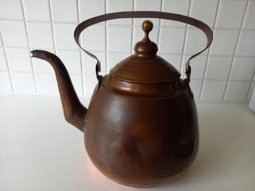 Mooie antieke koperen ketel  beschikbaar voor biedingen