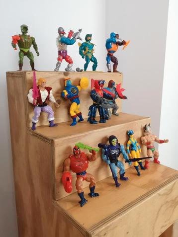verzameling Masters of the Universe actiefiguren beschikbaar voor biedingen