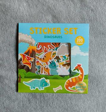 Stickers - Dinosaurussen - +/- 200 stickers - Action - €1,25 beschikbaar voor biedingen