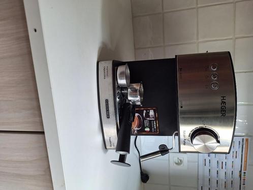 Espressomachine Haeger, Elektronische apparatuur, Koffiezetapparaten, Zo goed als nieuw, Gemalen koffie, Espresso apparaat, 2 tot 4 kopjes