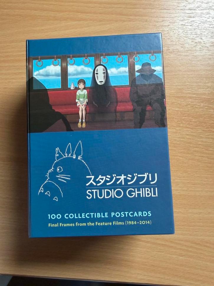 Studio ghibli postkaarten doos serie 1, Verzamelen, Speelkaarten, Jokers en Kwartetten, Nieuw, Ophalen