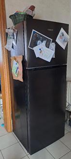 Frigo koelkast met vriescombinatie zwart inox 465 L, Elektronische apparatuur, Koelkasten en IJskasten, Ophalen, Gebruikt, 200 liter of meer