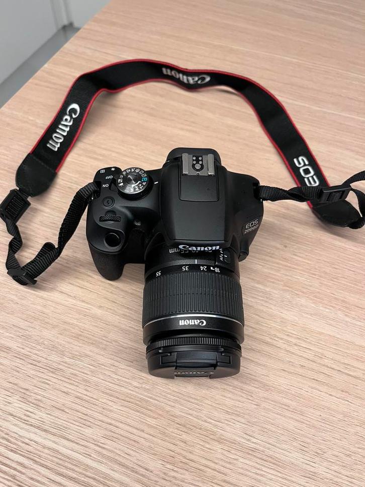 Canon EOS 2000D + extra lens, Audio, Tv en Foto, Fotocamera's Digitaal, Spiegelreflex, Canon, Ophalen