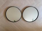 Spiegel zwart 55cm, Ophalen, Rond, Zo goed als nieuw, Minder dan 100 cm