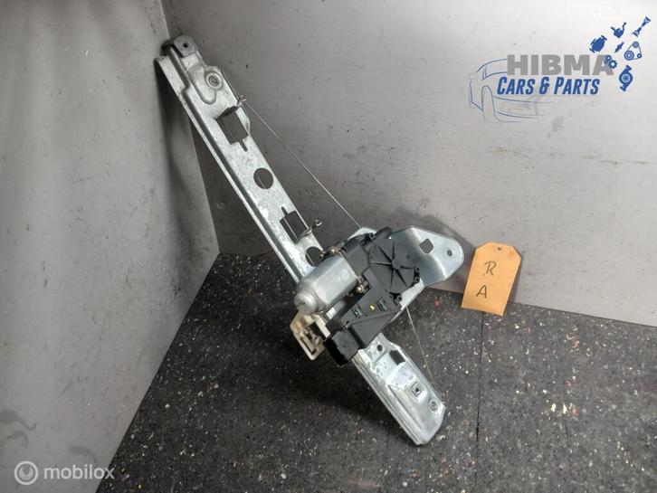 Renault Megane II Raammechanisme Rechts-Achter 2004 - 2009, Auto-onderdelen, Ruiten en Toebehoren, Renault, Gebruikt, Ophalen of Verzenden