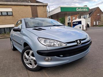 PEUGEOT 206/1600cc BENZINE/CABRIOLET/GEKEURD/GARANTIE beschikbaar voor biedingen