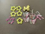 Decoratie bloemen en vlinders, Hobby en Vrije tijd, Ophalen of Verzenden, Zo goed als nieuw, Materiaal