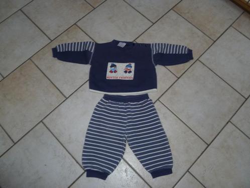 blauwe trui + legging maat 80, Kinderen en Baby's, Babykleding | Maat 80, Zo goed als nieuw, Jongetje of Meisje, Overige typen