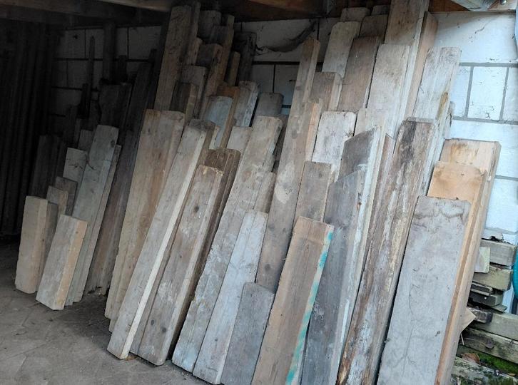 Bekistingshout, Bricolage & Construction, Bois & Planches, Utilisé, Enlèvement