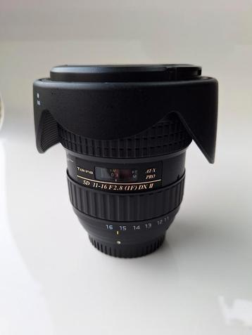 Tokina 11-16 2.8 at-x pro DX II voor Nikon beschikbaar voor biedingen