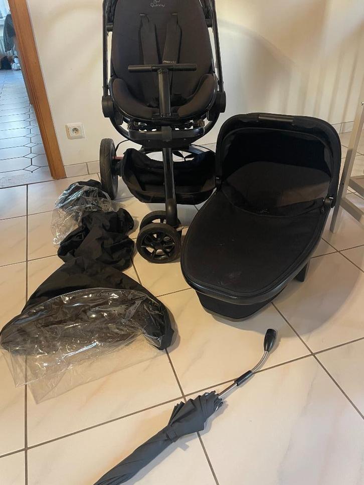 Buggy, Kinderen en Baby's, Kinderwagens en Combinaties, Zo goed als nieuw, Kinderwagen, Quinny, Met reiswieg, Verstelbare duwstang
