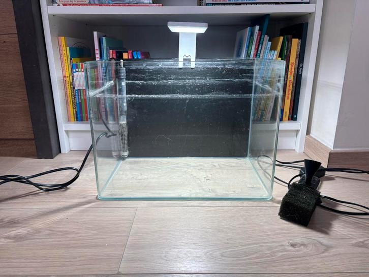 Complete aquarium 31,2L, Dieren en Toebehoren, Vissen | Aquaria en Toebehoren, Zo goed als nieuw, Ophalen of Verzenden