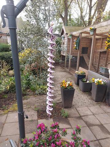 Prachtige gehaakte windspinner 100%katoen Bijna 1 meter lang beschikbaar voor biedingen